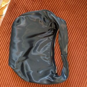 COS Shiny Gray Satin Mini Bag